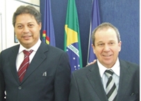 Alexandre Barreto e Paulo César, respectivamente presidente e vice-presidente da ANASPS